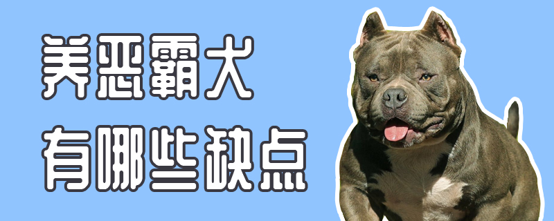 养恶霸犬有哪些缺点